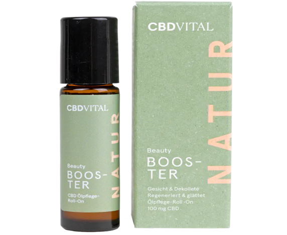 CBDVITAL Beauty Booster Näohooldus Roll-On Aplikaator
